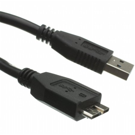 LIVEWIRE USB 3.0 A Male to Micro B Male Cable; 6 ft. - Black LI280211